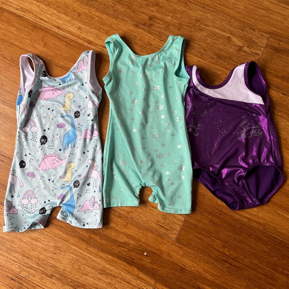 3 leotards size XS